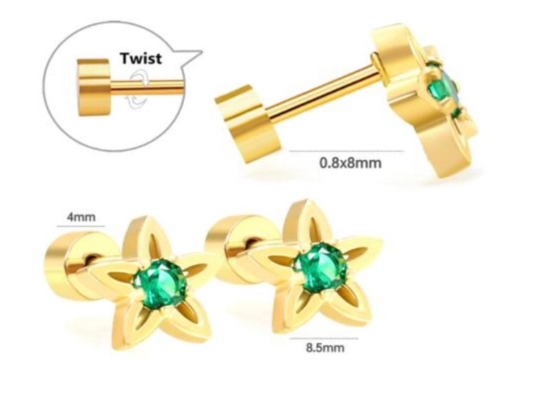 Screw Christmas Earrings