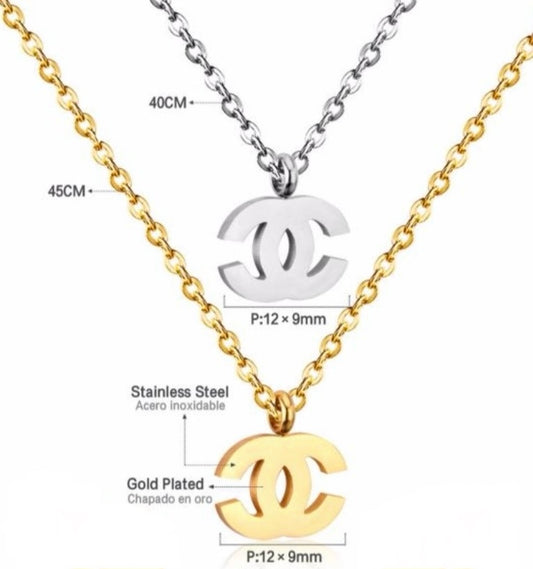 Gold/Silver CC Necklace