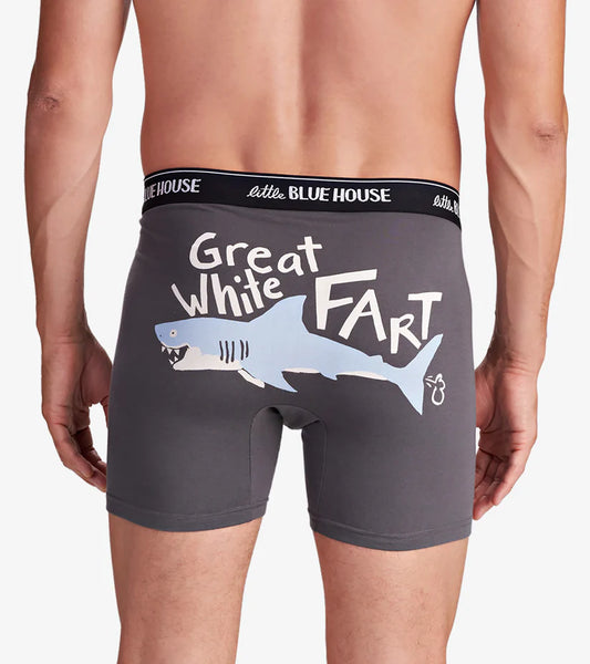 Great White Fart Men's Boxer Brief