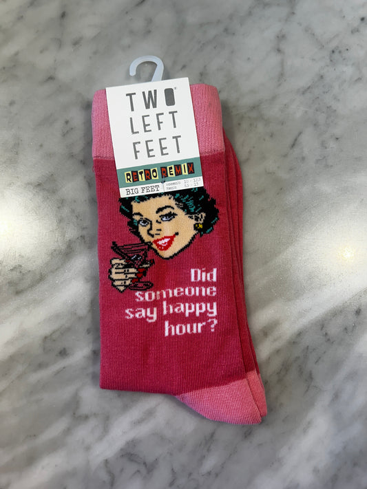 Say Happy Hour Socks