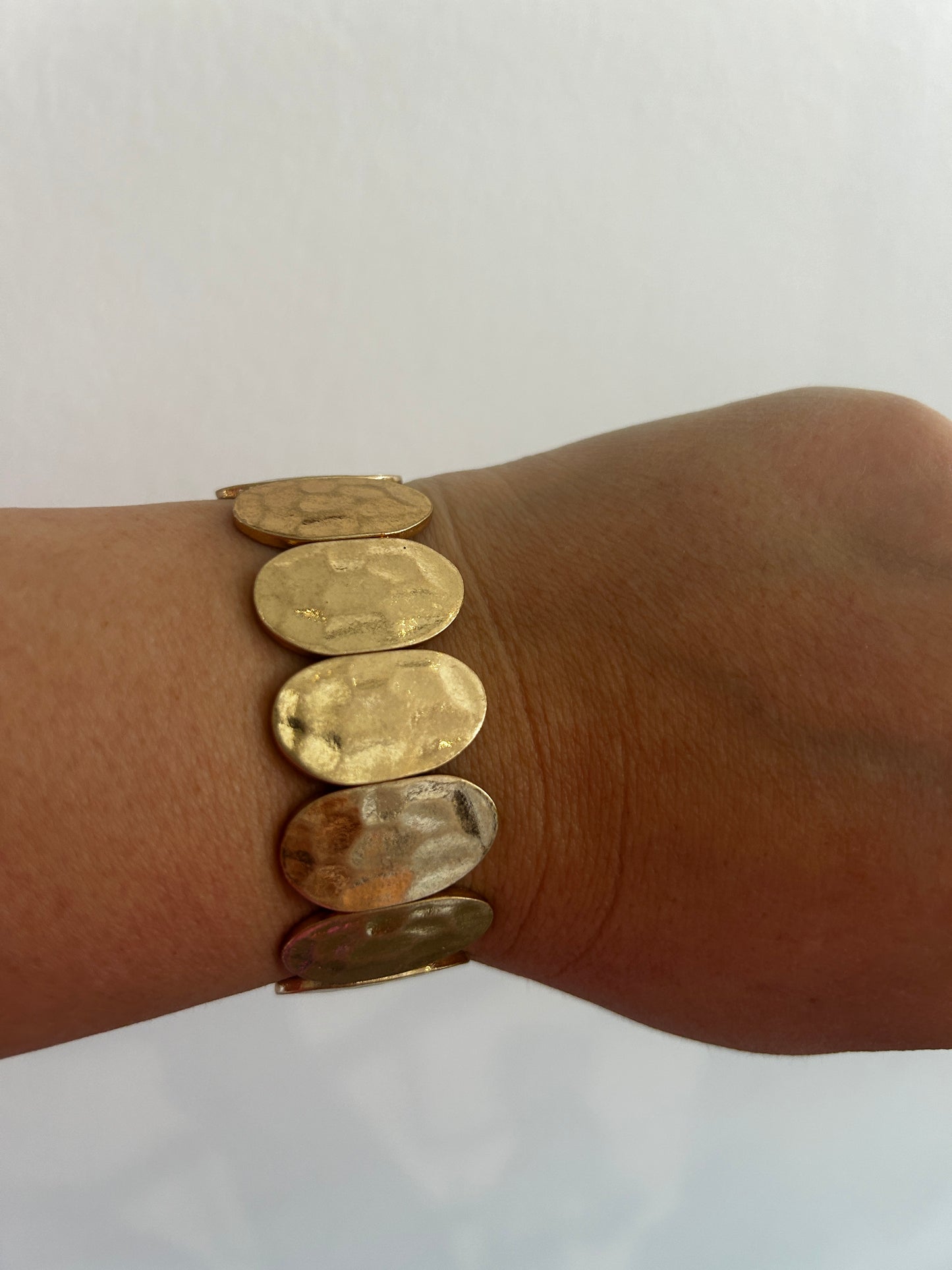 Gold Oval Bracelet