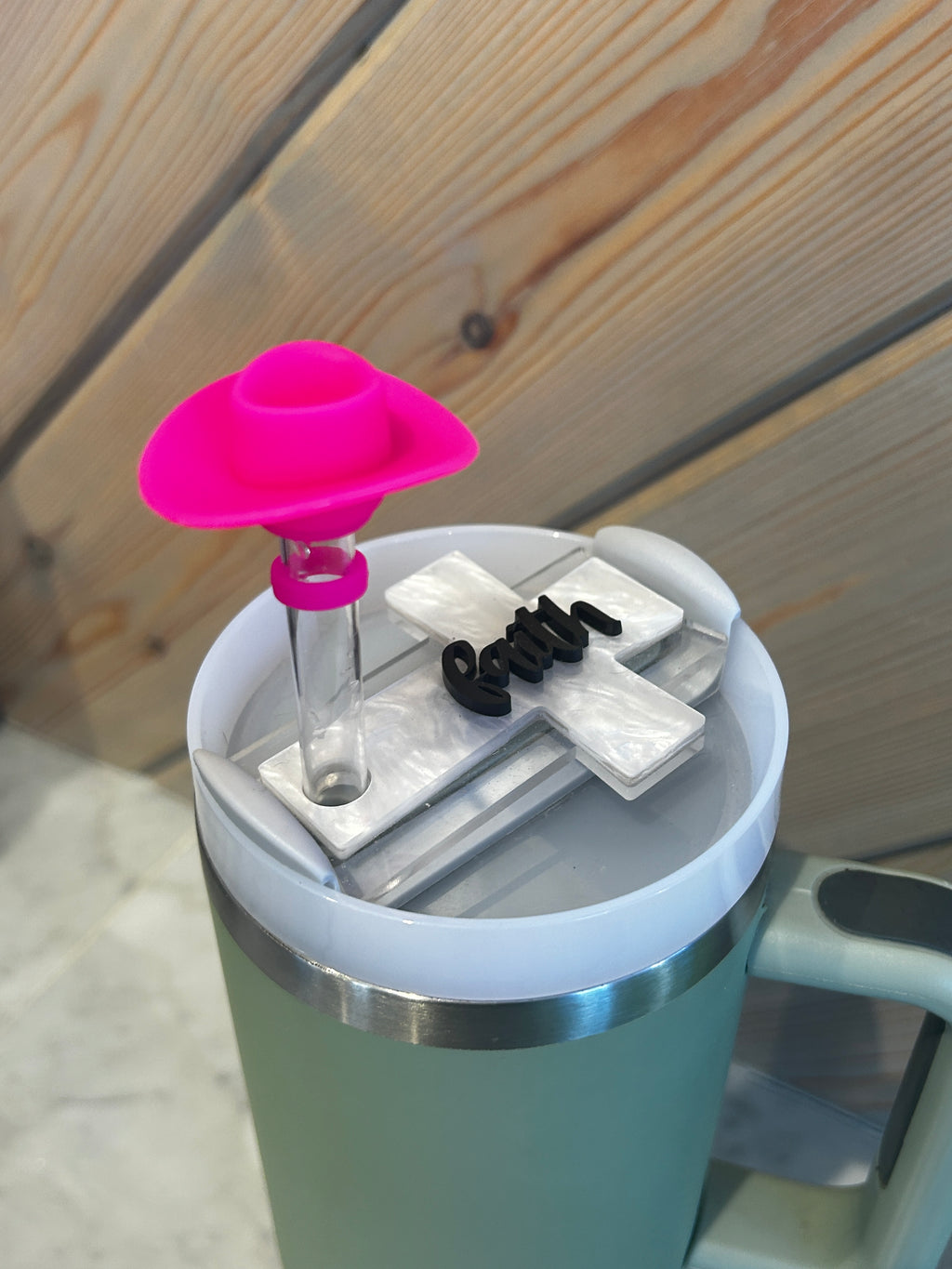 Cowboy Hat Straw Topper