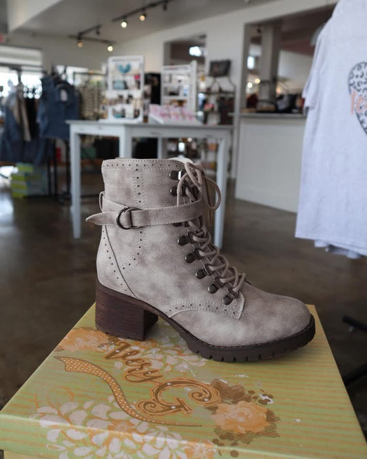 Donatella Combat Bootie