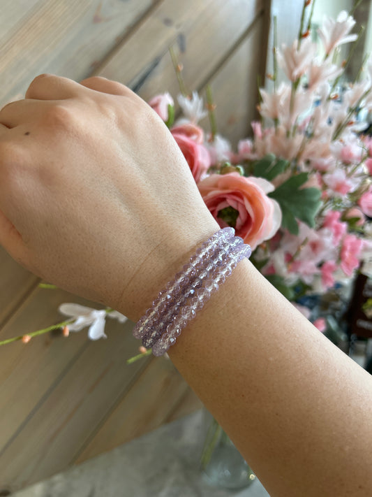 Sweet Pea Bracelet Set- Purple