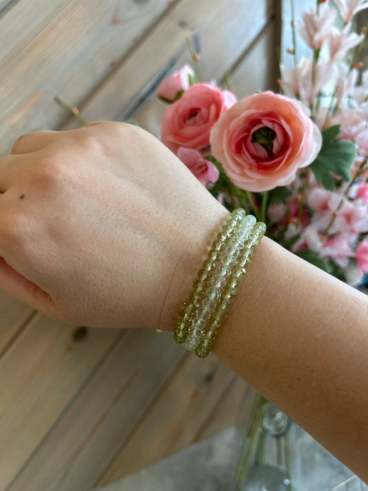 Sweet Pea Bracelet Set- Green