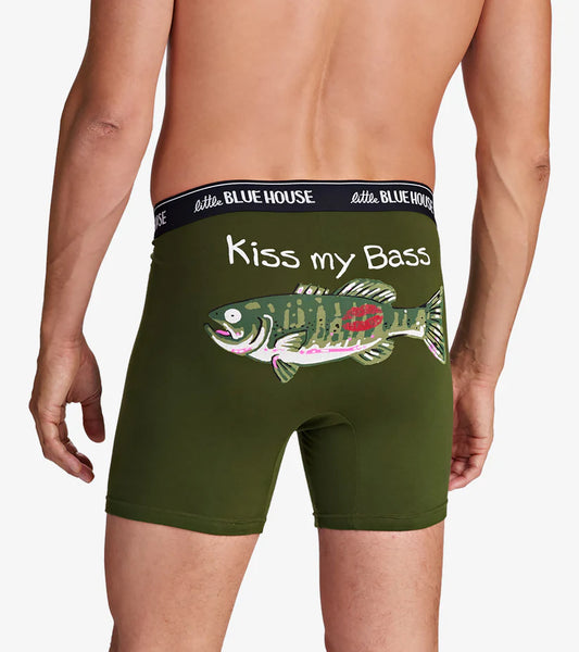 Kiss My Bass Men's Boxer Brief