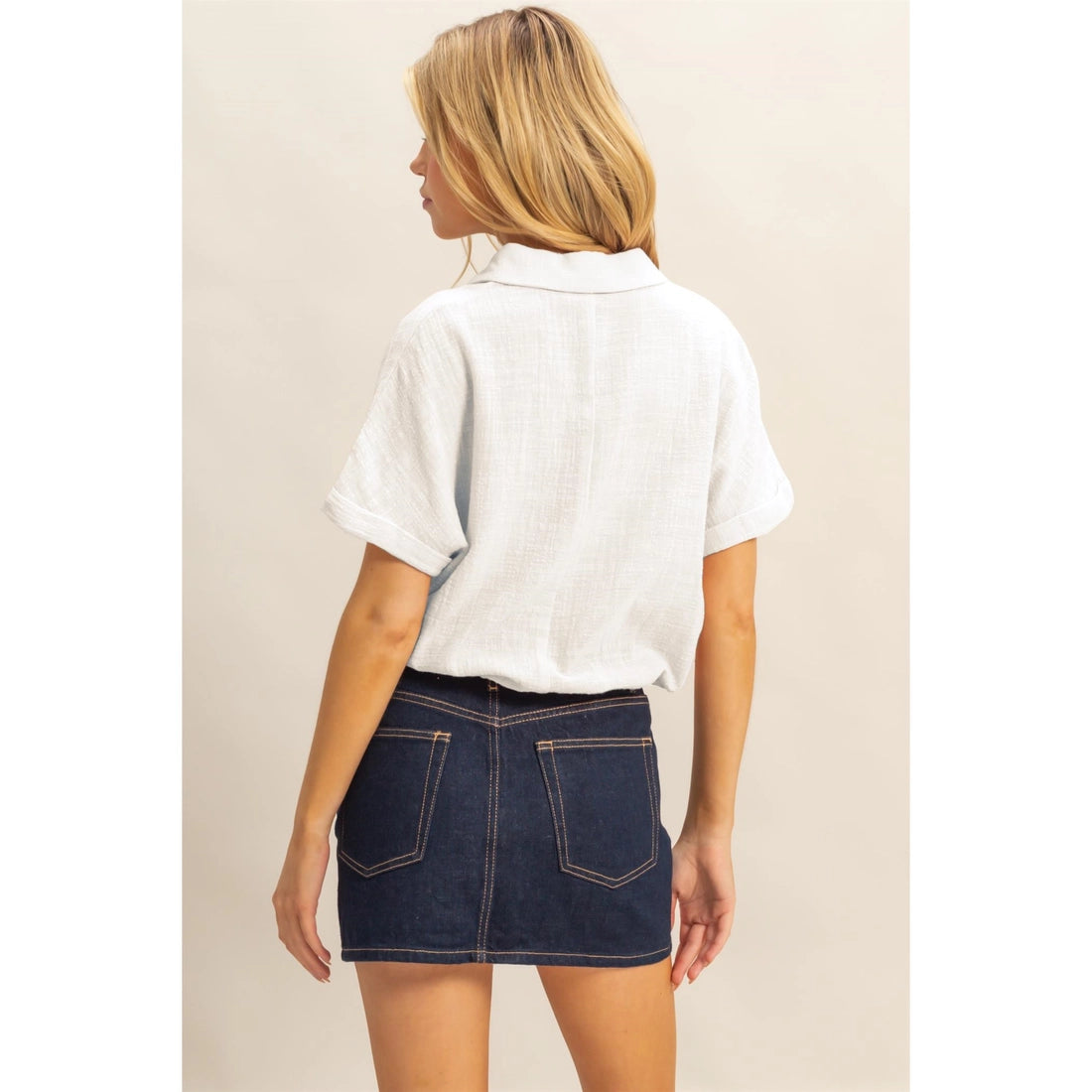 Lovely Thoughts Blouse- White