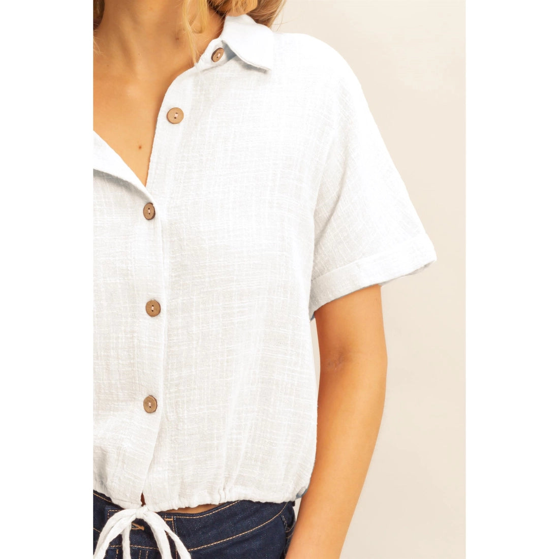 Lovely Thoughts Blouse- White