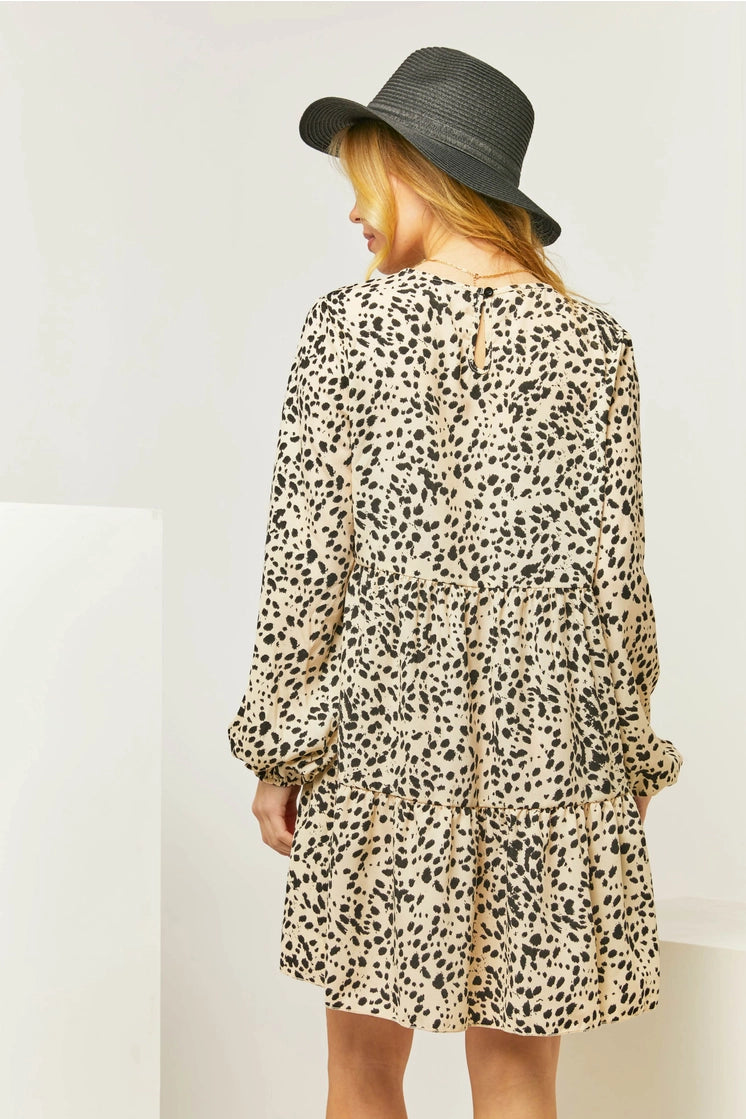 Out On The Town Leopard Dress