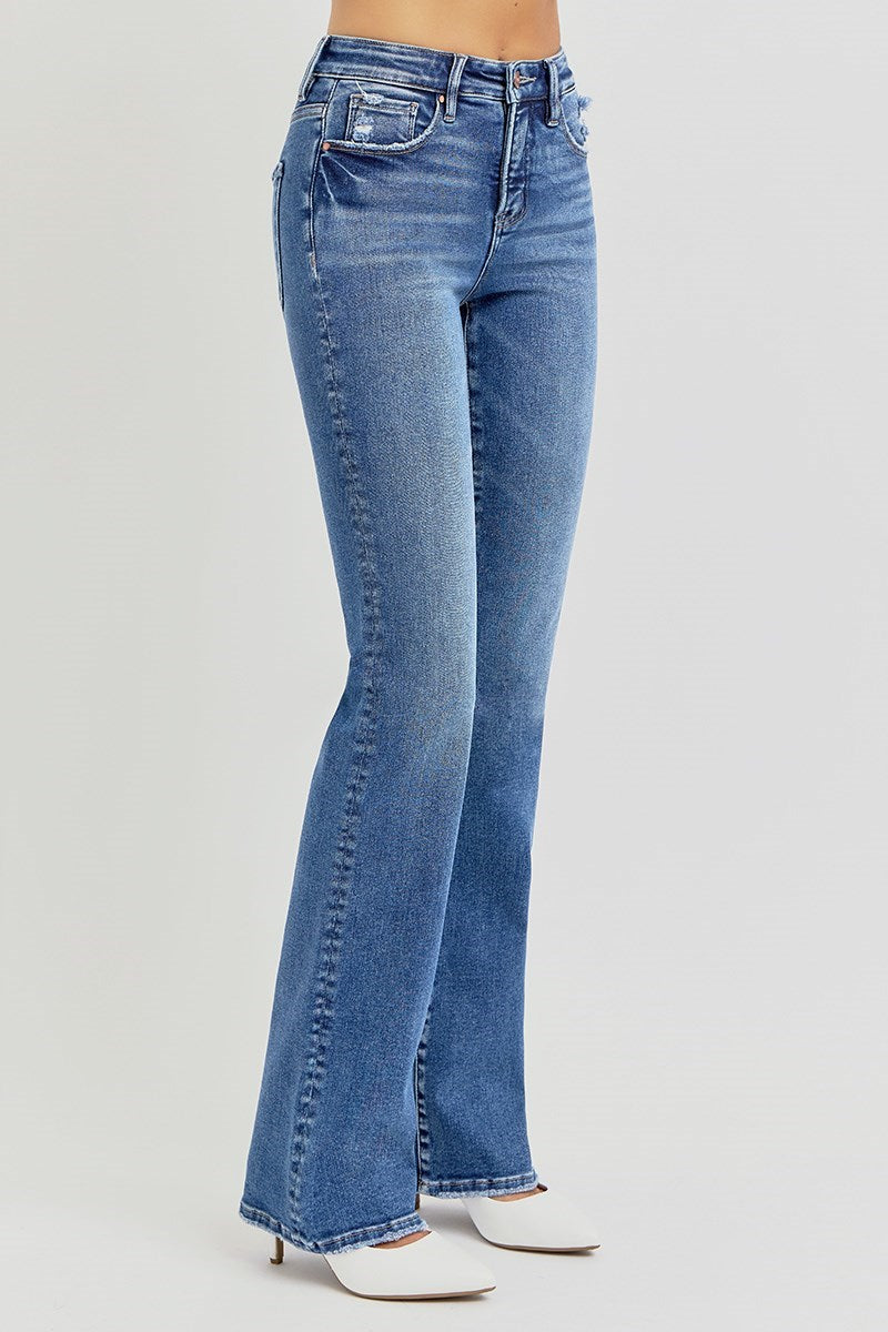 High Rise-Straight Jeans