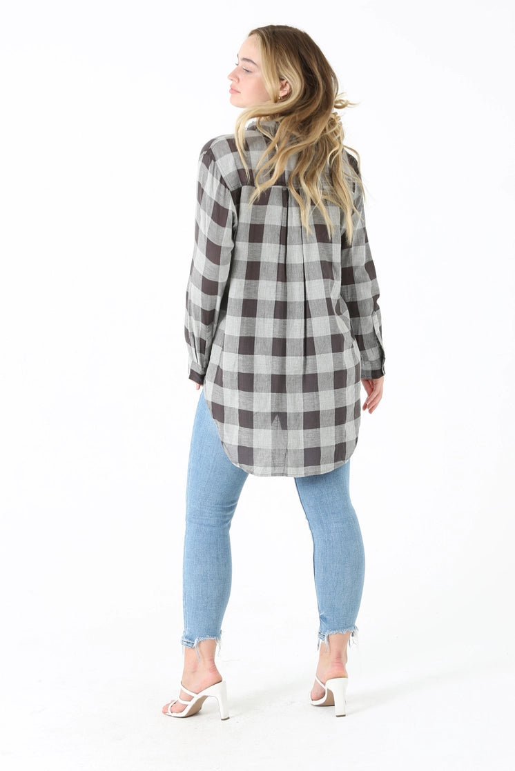 Simple Days Plaid Top