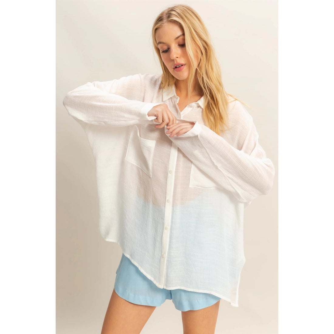 Something Good Blouse-White