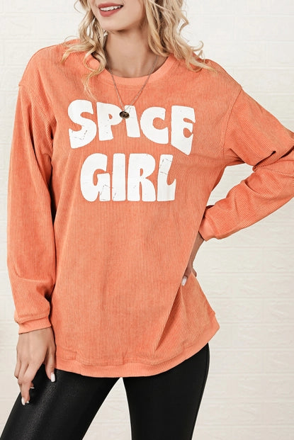Spice Girl Ribbed Sweartshirt