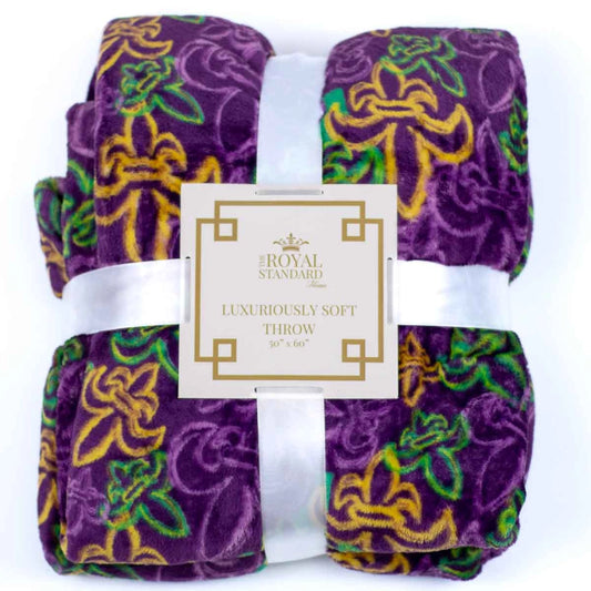 St. Charles Fleur De Lis Throw