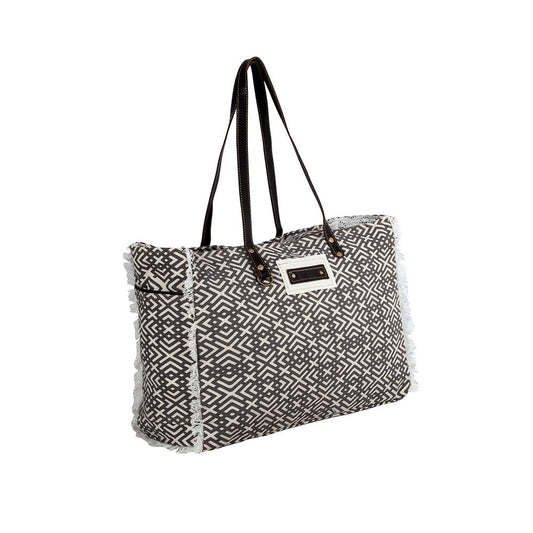 Terrence Geometric Weekender Bag