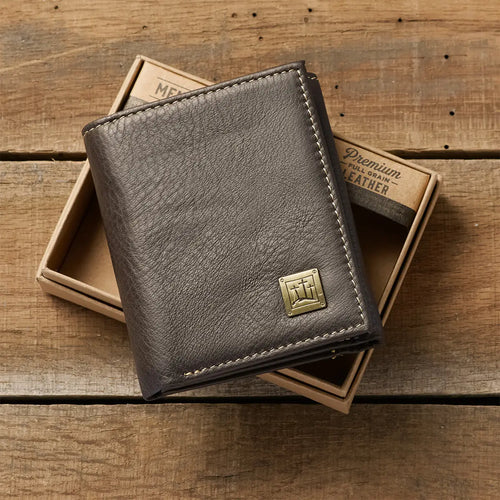 Three Crosses Leather Wallet