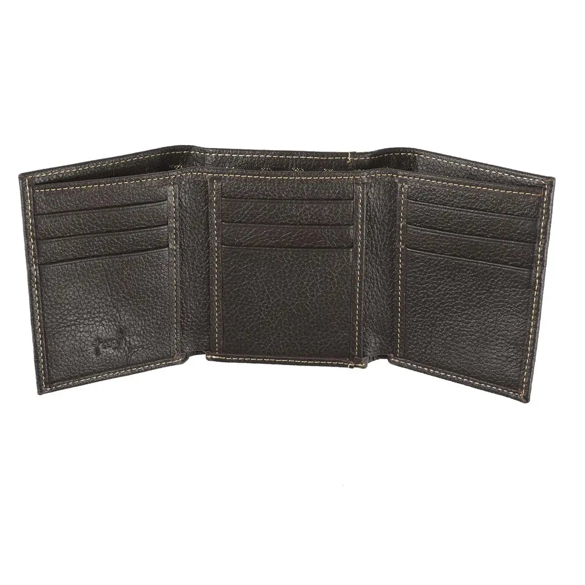 Three Crosses Leather Wallet
