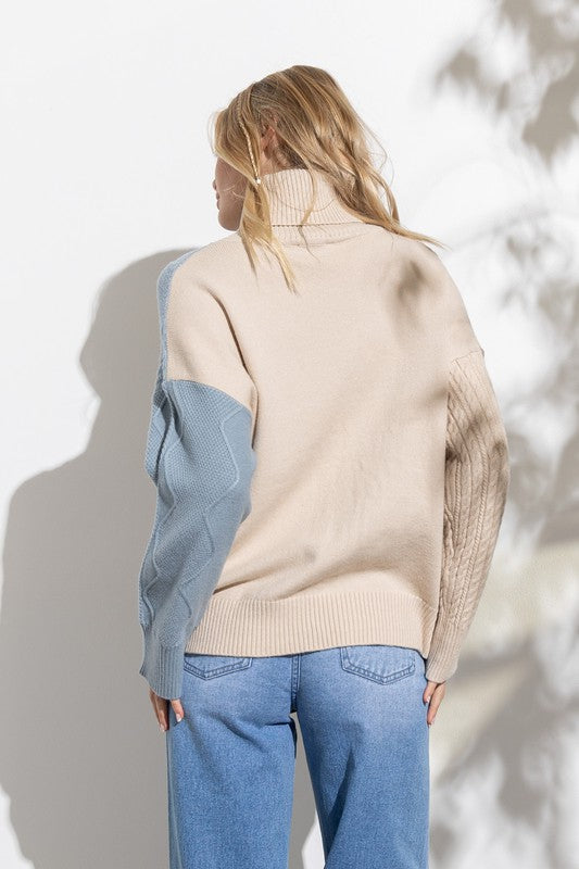 Millie Collor-block Sweater