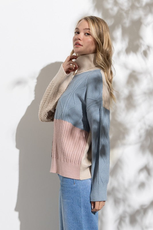 Millie Collor-block Sweater