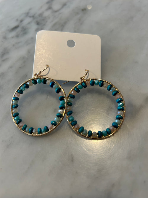 Circle Gold Earrings
