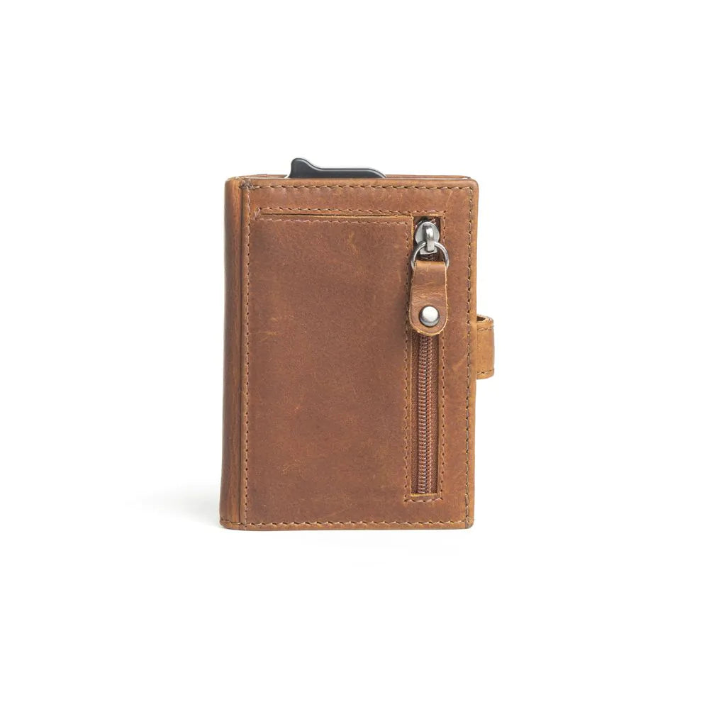 Prairie Sophisticate Compact Wallet in Camel