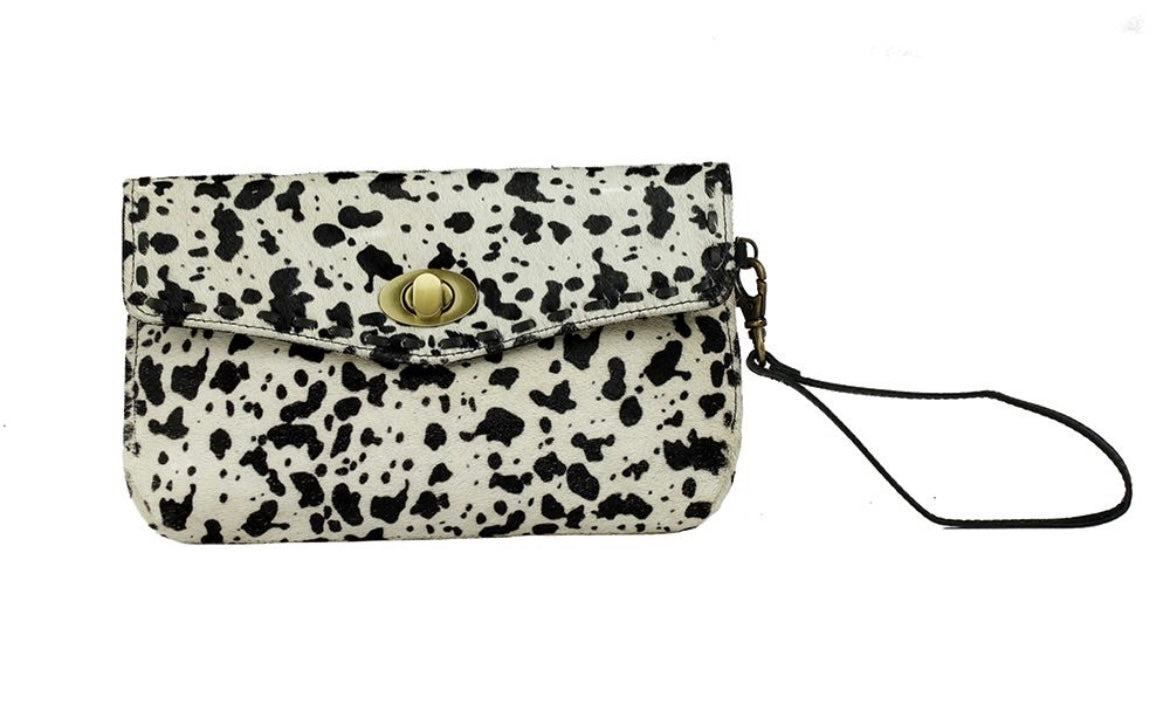 Frisky Black and White Wallet