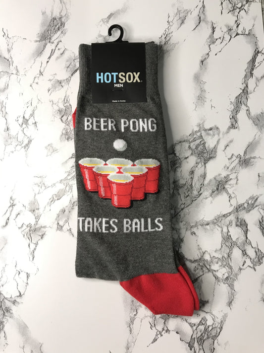 Beer Pong Mens Socks