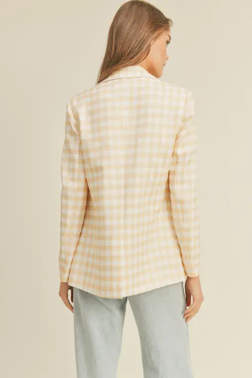 Plaid For Days Blazer
