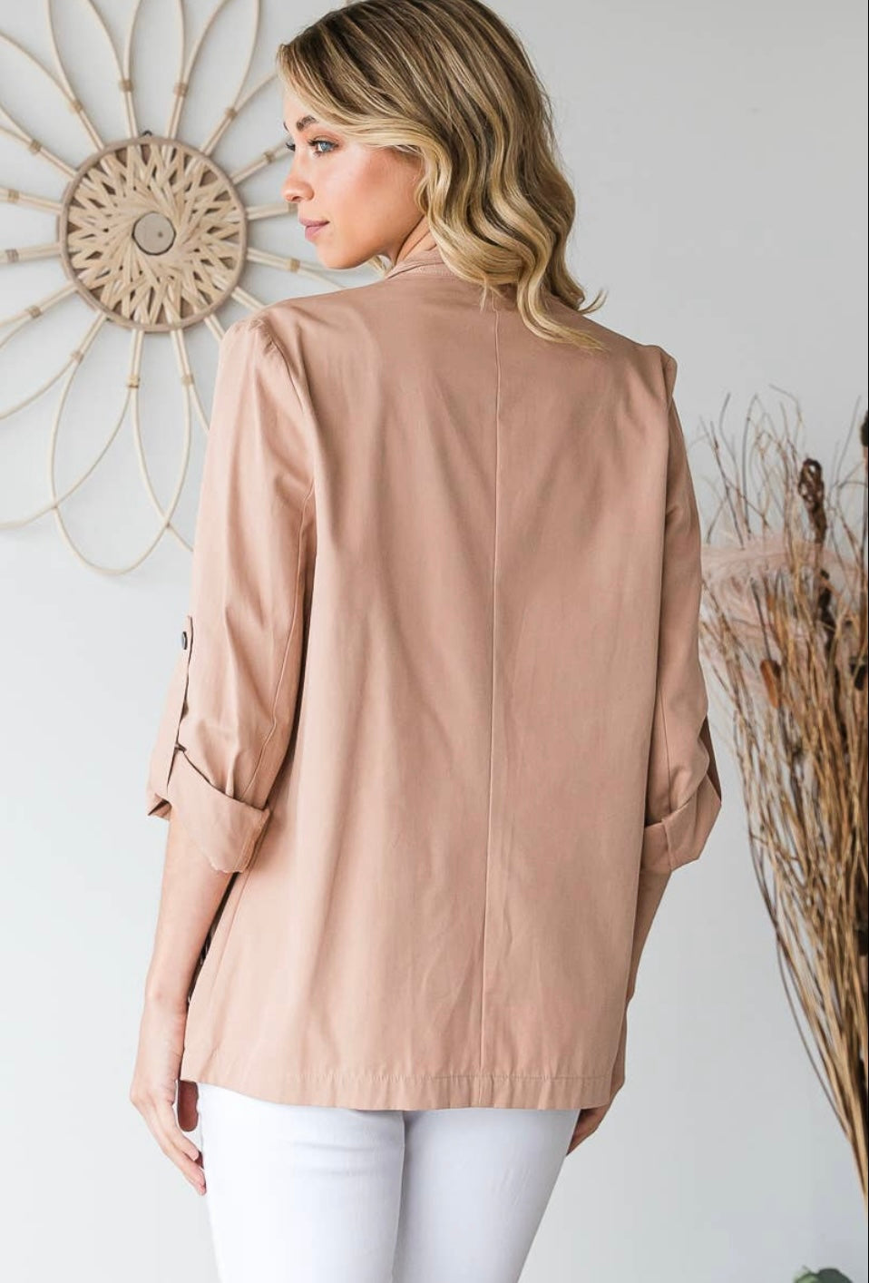 Waterfall jacket with on sale sleeves