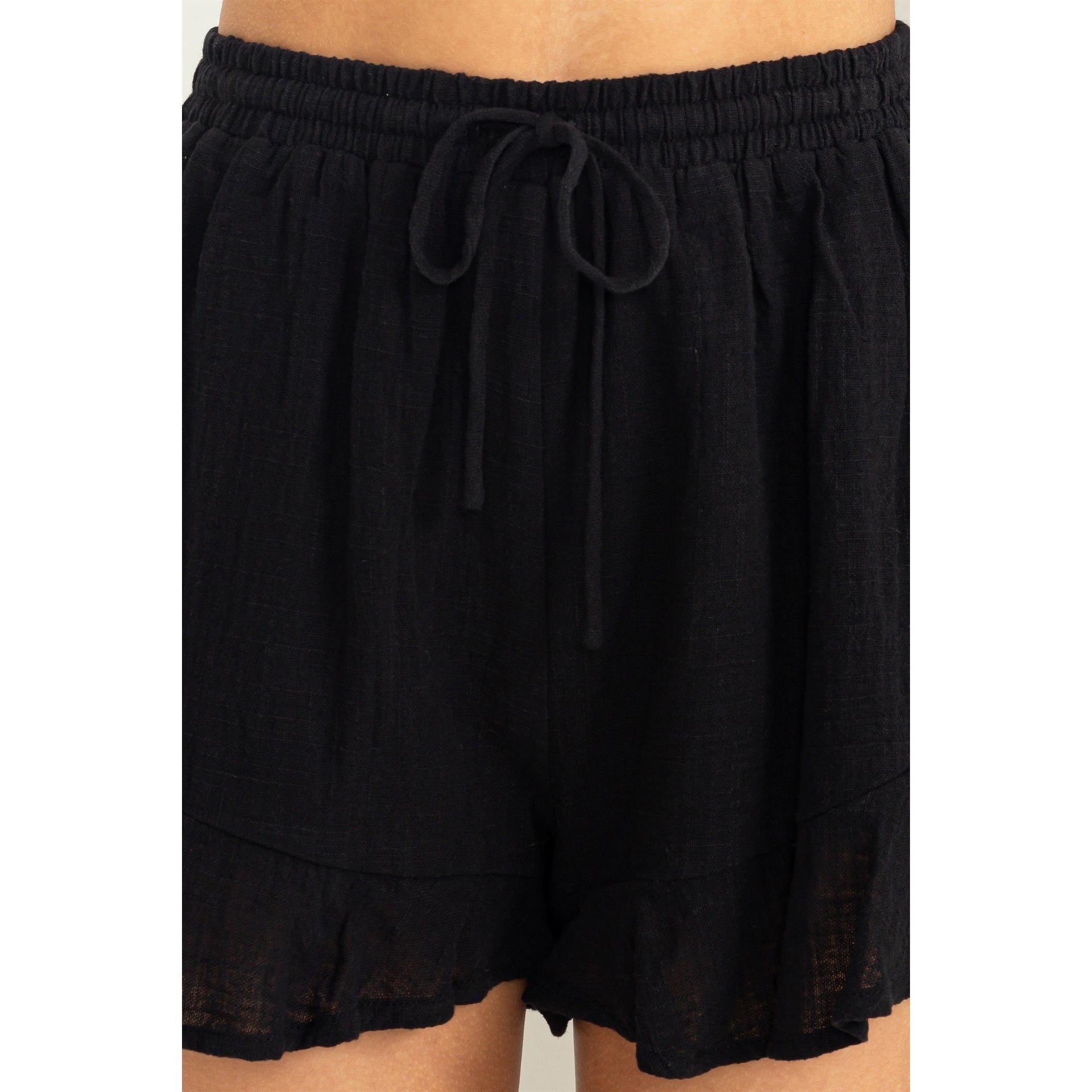 Loose Ruffle Shorts