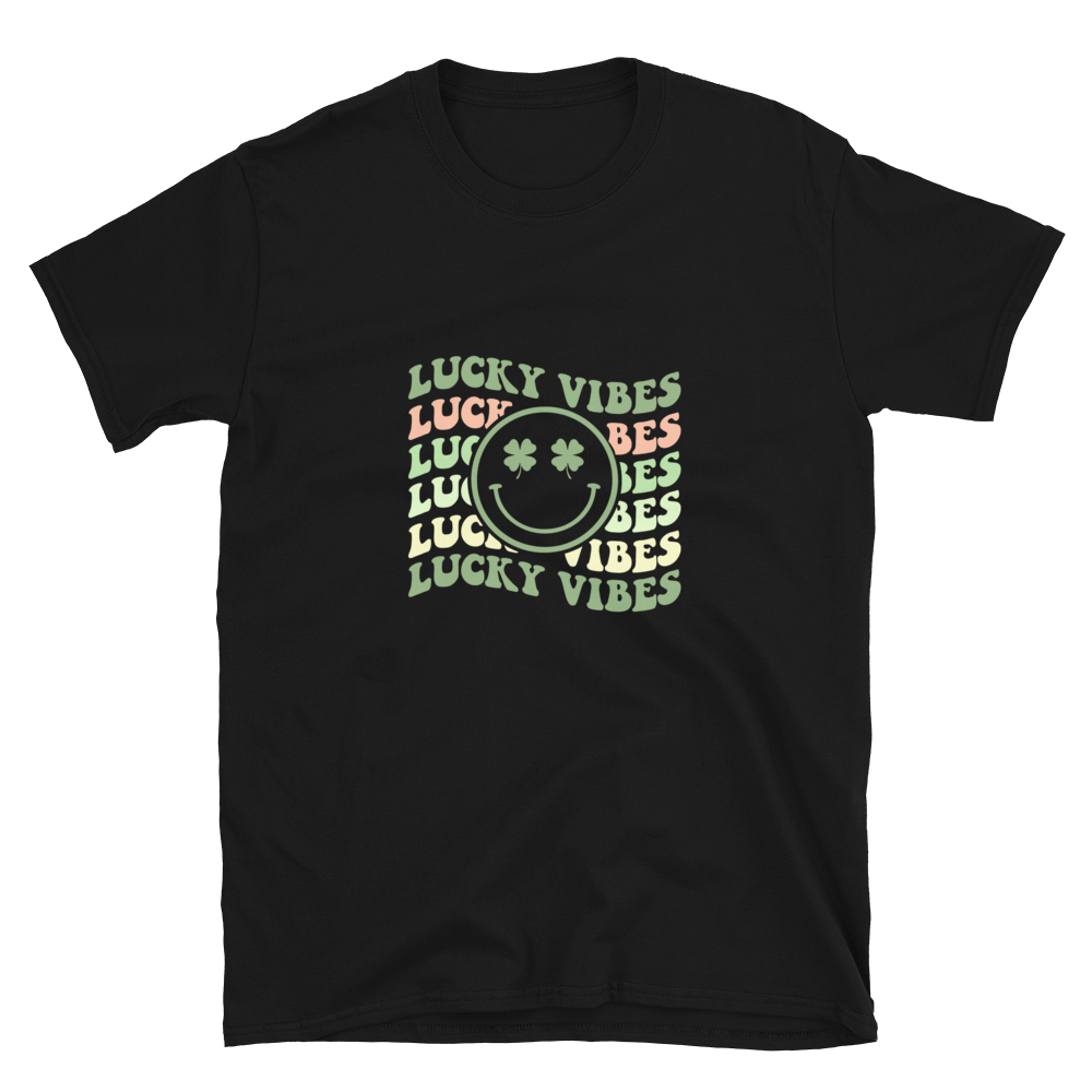 Smiley Lucky Vibes Tee- “Final Sale”