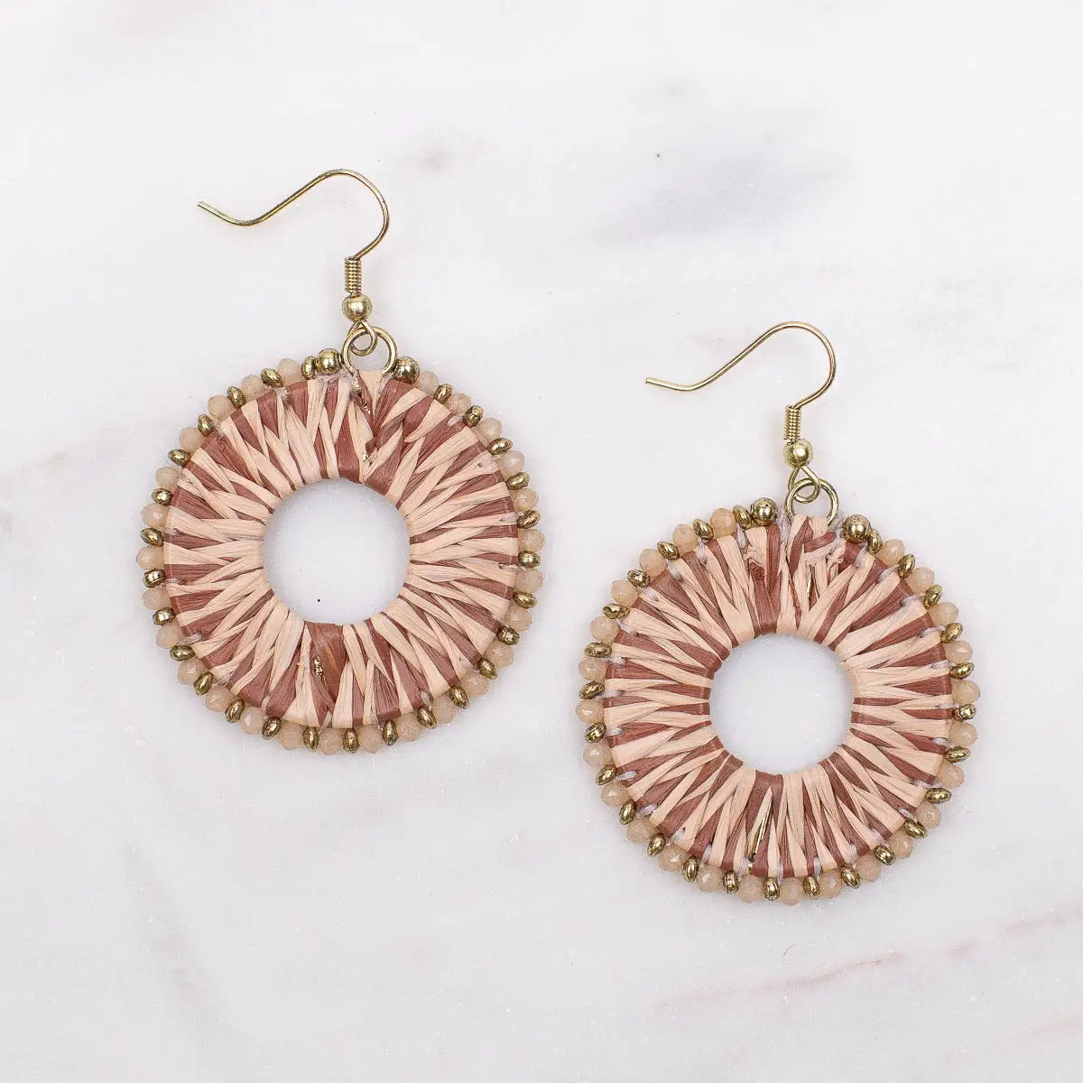 Soleil Raffia Earrings