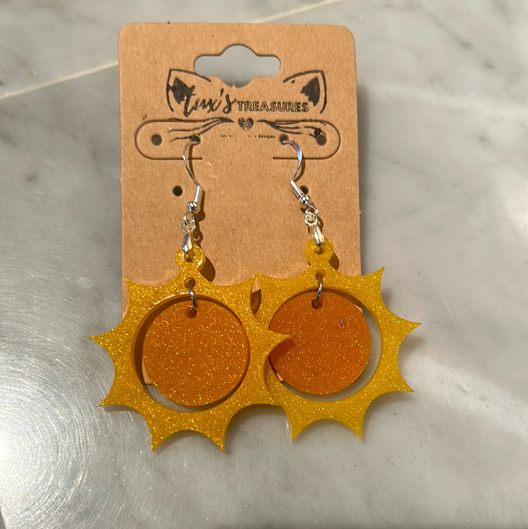 Sun Dangle Earrings