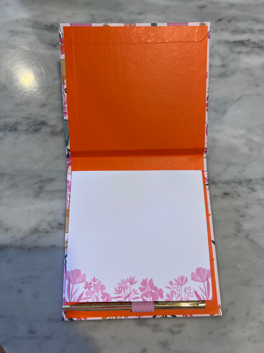 Flower Vases Hard Cover Notepad