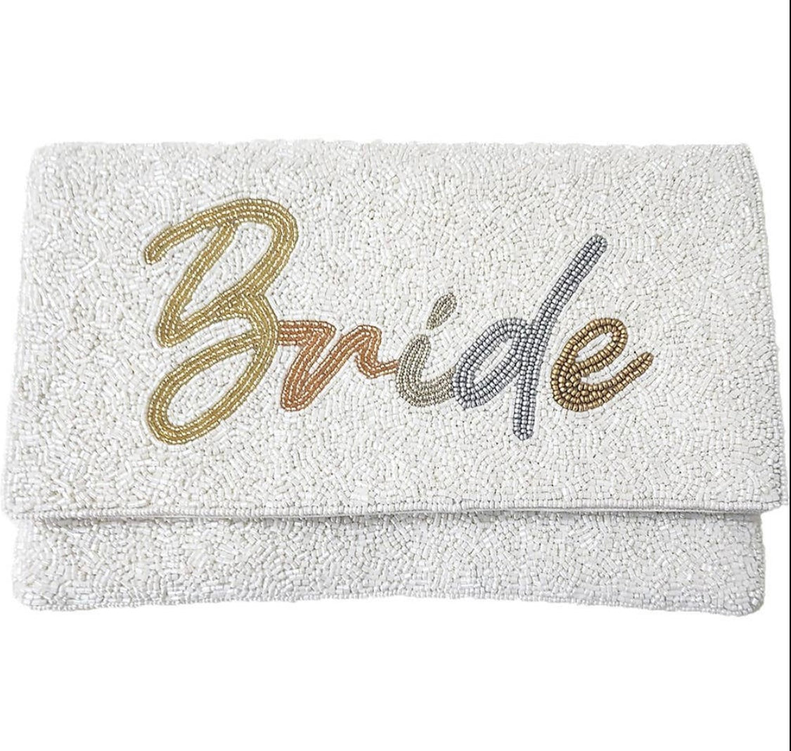 Bride Beaded Clutch