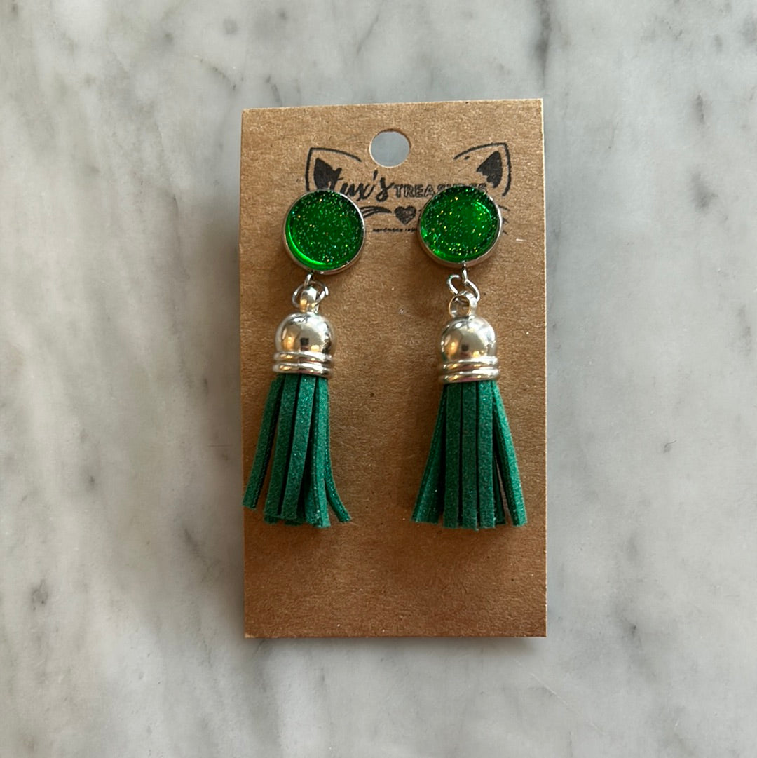 Tassel Stud Earrings