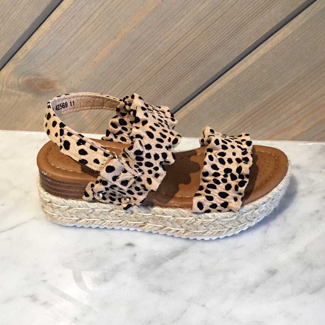 Kylie Cheetah Sandal Kids