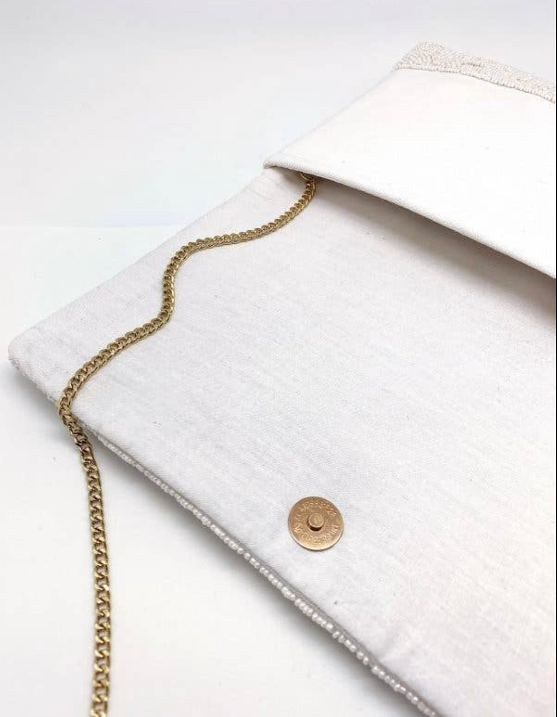 Wifey Beaded Clutch
