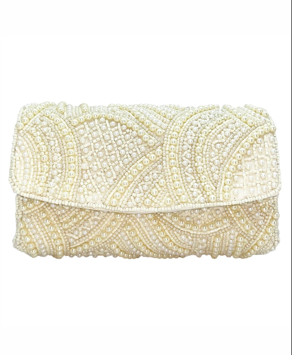 Pearl Beaded Clutch